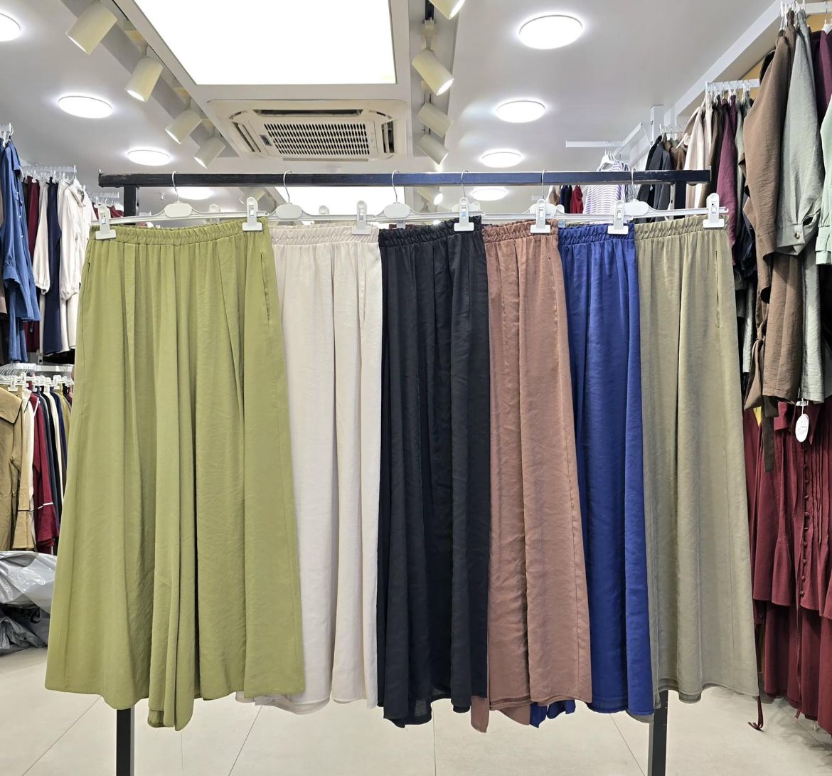 Beli Lastikli Pantolon Etek